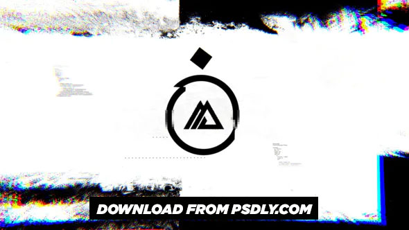 Videohive Glitch Shapes Logo 28513825