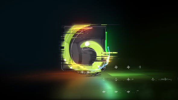 Videohive Glow and Glitch Logo Reveal 24938018
