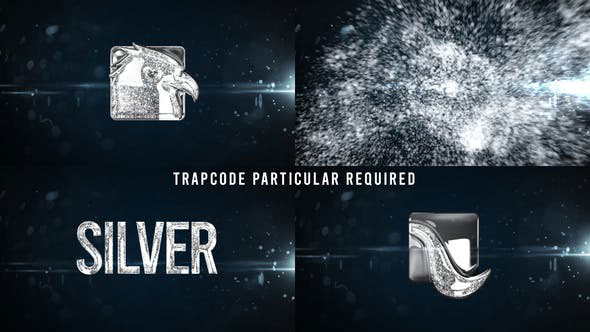 Videohive Glowing Particals Logo Reveal 37 : Silver Particals 02 27088823