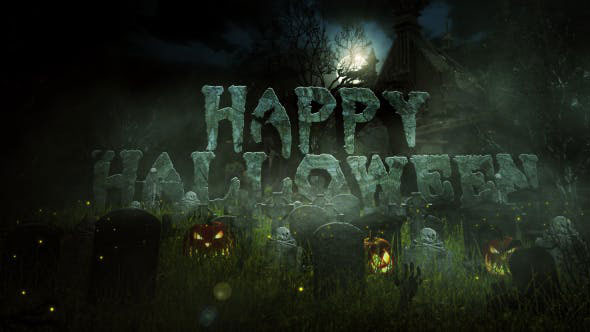 Videohive Halloween Logo Reveal 9236373