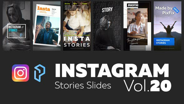 Videohive Instagram Stories Slides Vol. 20 28742222