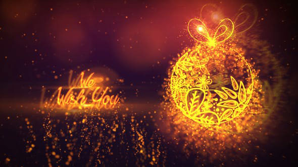 Videohive Merry Christmas Gold 14178992