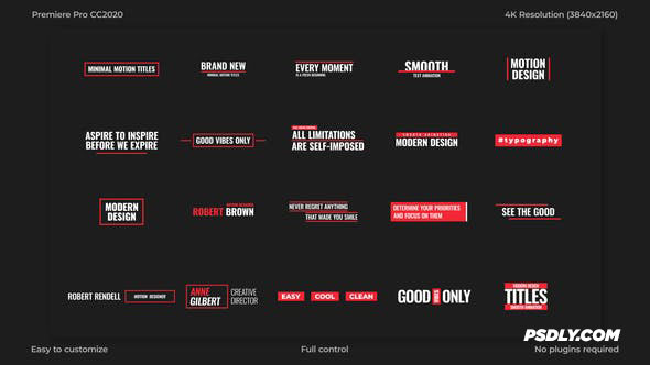 Videohive Minimal Motion Titles 28446957