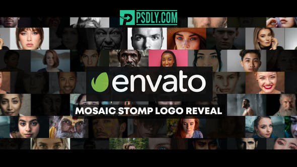 Videohive Mosaic Stomp Photo Logo Reveal 27800973