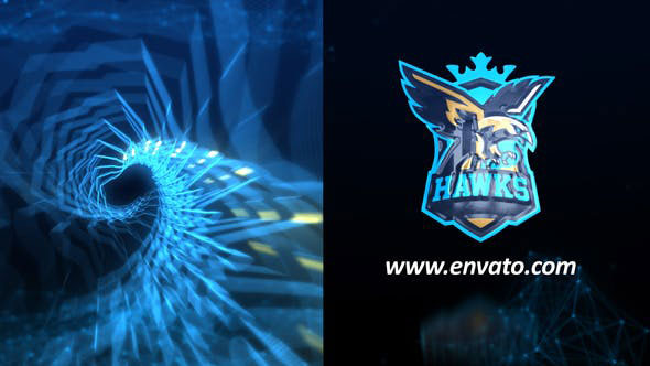 Videohive Plexus Glitch Logo Reveal 24851241