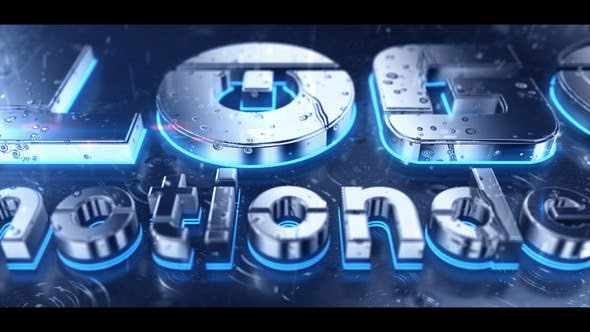 Videohive Rain 3D Logo 22883707