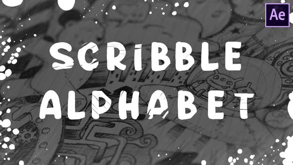 Videohive Scribble Alphabet After Effects 28562901