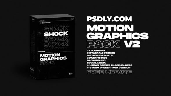 Videohive Shock Motion Graphics Pack V2 24181222