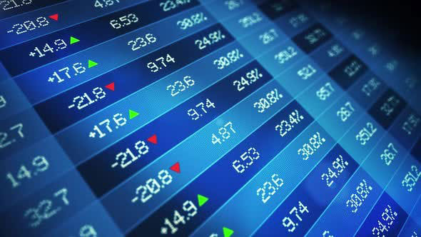 Videohive Stock Market Data Tickerboard 27322940