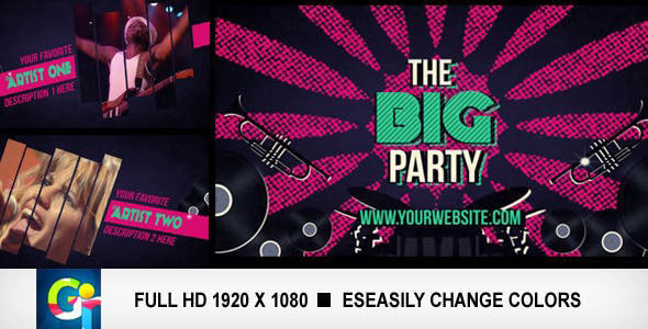 Videohive The Big Party Promo 3459356