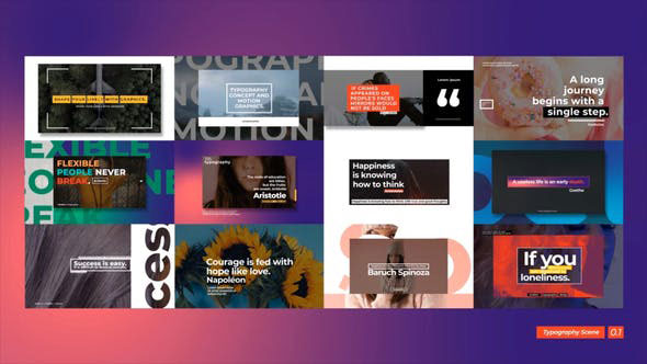 Videohive - Typograpy And Titles Scenes Version 0.1 - 25754064