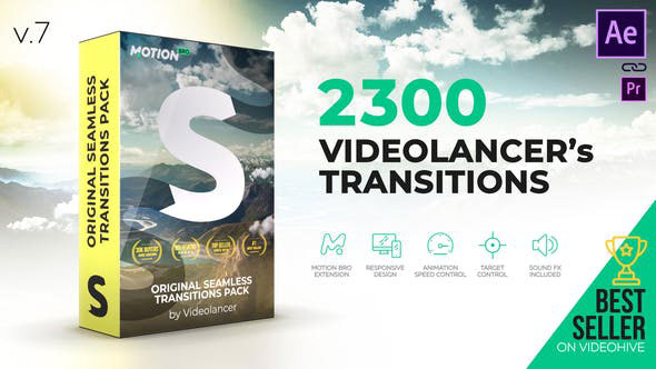 Videohive Videolancer's Transitions Original Seamless Transitions Pack V6.1 18967340