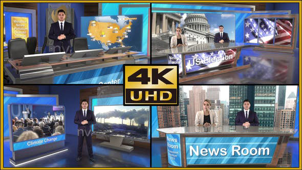 Videohive Virtual Studio Set S01 28342309