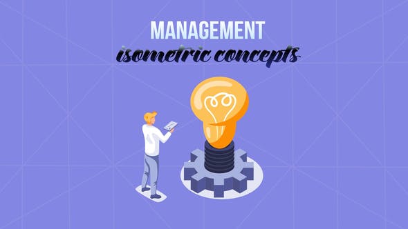 Videohive Management Isometric Concept 29057189