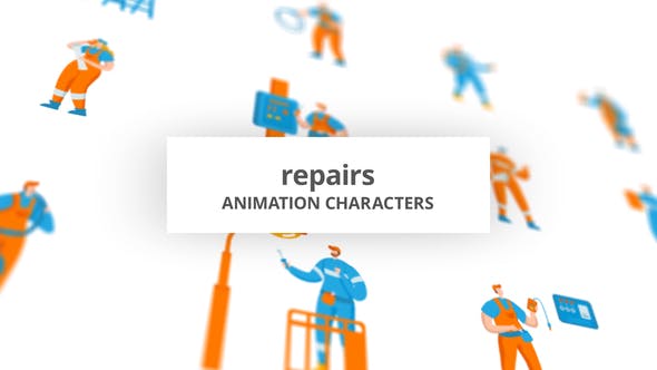 Videohive Repairs Character Set 29102506
