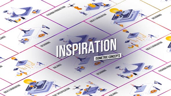 Videohive Inspiration Isometric Concept 28986847