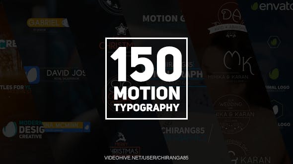Videohive 150 Motion Typography 20949185