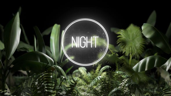 Videohive Neon Plants 23702759