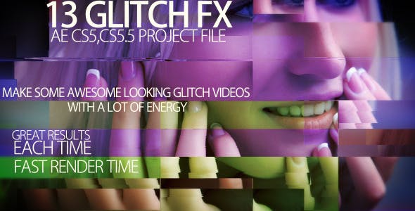 Videohive Video glitch FX 2753756