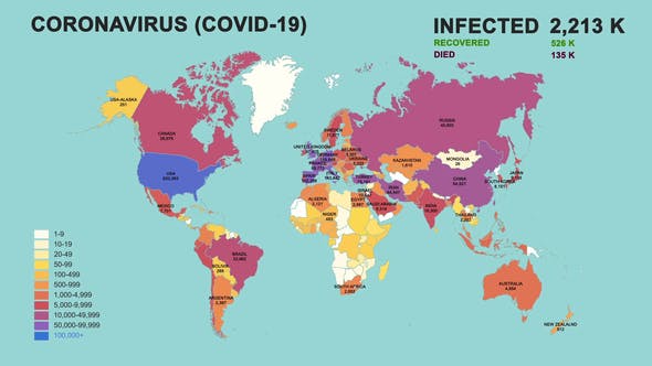Videohive Infection map 26531464