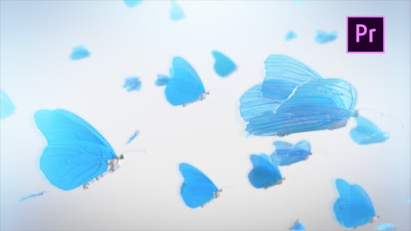 Videohive Butterfly Logo Reveal Premiere Pro 23000561