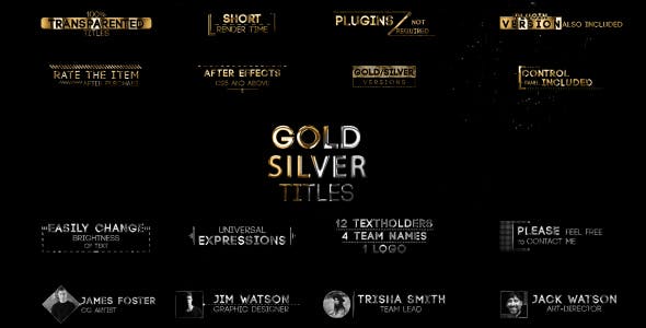 Videohive Golden Titles V.2 19692196