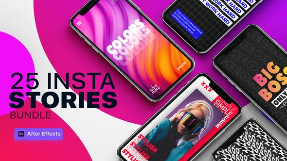 Videohive 25 Instagram Stories Bundle 26378334