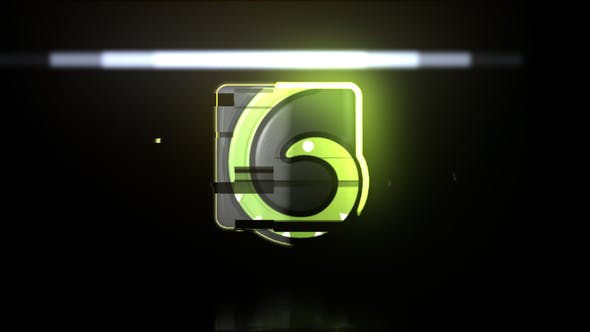 Videohive Glitchy Glowing Logo Reveal 24156566