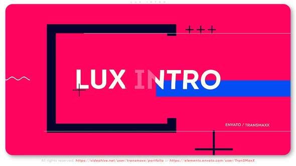 Videohive Lux Intro 29131244