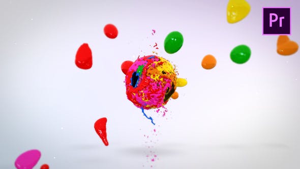 Videohive Mixing Paints Logo Reveal Premiere Pro 23860182