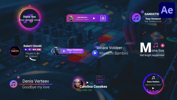 Videohive Music Titles After Effects 28913023