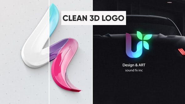 Videohive Clean 3D Logo 28411734