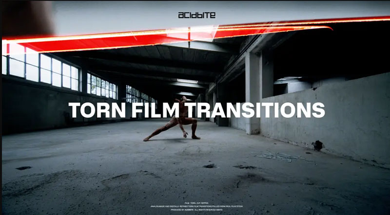 Torn Film Transitions – AcidBite