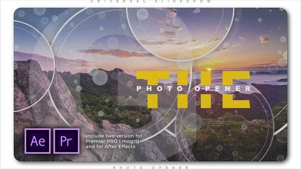 Videohive Universal Slideshow Photo Opener 28805774