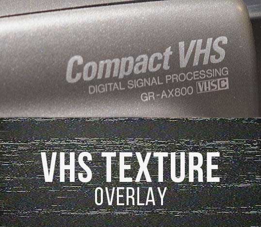 VHS Texture Overlay Pack PRO Master Filmmaker
