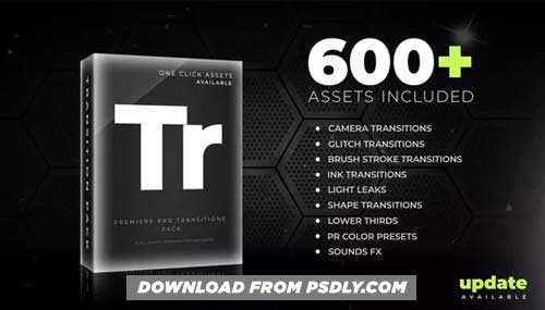 Videohive 600+ Pack Transitions Light Leaks Color Presets Sound FX (Update 15 May 18) 21935448
