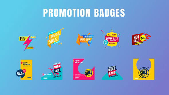 Videohive Badges Sale Promo V20 28869970