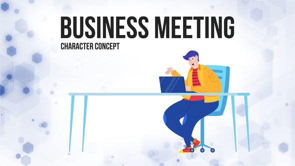Videohive Business meeting Flat Concept 28862917