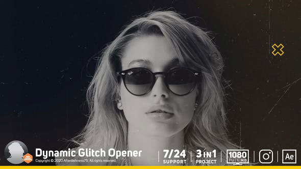 Videohive Dynamic Glitch Opener 23349717