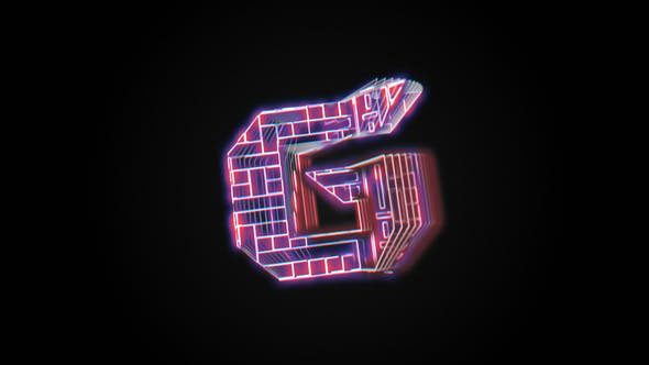 Videohive Glitch Holo Logo 28759486
