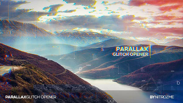Videohive Parallax Glitch Opener 20419427