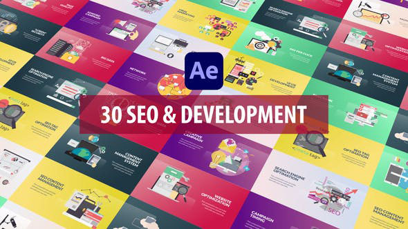 Videohive SEO and Development Animation After Effects 28809949