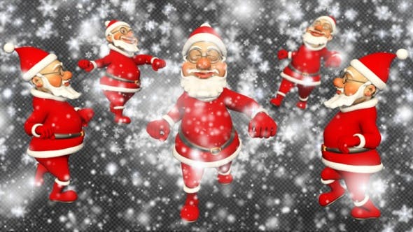 Videohive Santa Funny Transition 4 Pack 22907995