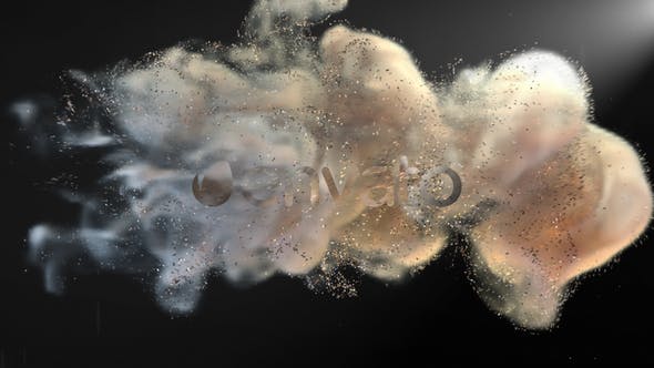Videohive Glitter Smoke Logo Reveal 27547605