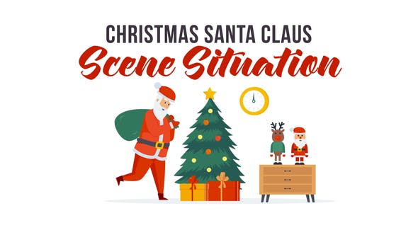 Videohive Christmas Santa Claus - Scene Situation 29437194