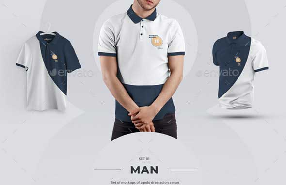 GraphicRiver - 24 Polo Men Mockup - Man/3D/Objects ( Collection #4 ) 29362775