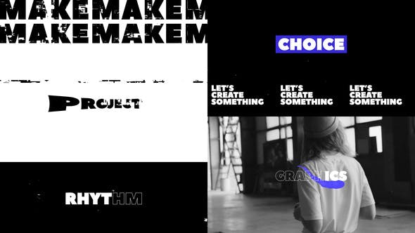 Videohive Bold Typo Opener | Stomp Kinetic Titles 24917928