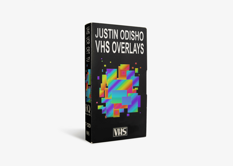 Justin Odisho – VHS / VCR / TV Glitch Footage Overlays Pack