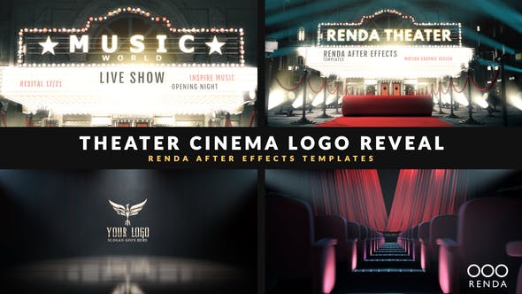 Videohive - Cinema Intro - Curtain Logo Reveal - 29359910