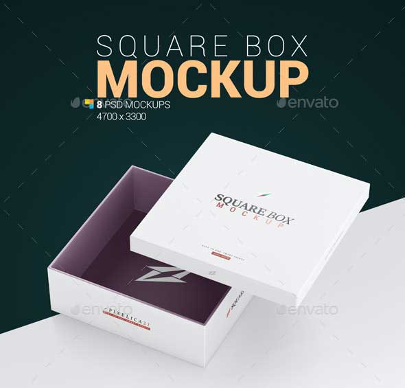 Square Box Mockup 28065151